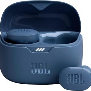 JBL Tune Buds - True wireless Noise Cancelling earbuds, JBL Pure Bass Sound, Bluetooth 5.3, 4-Mic technology for Crisp, Clear Calls, Up to 48 hours of battery life, Water and dust resistant (Blue)